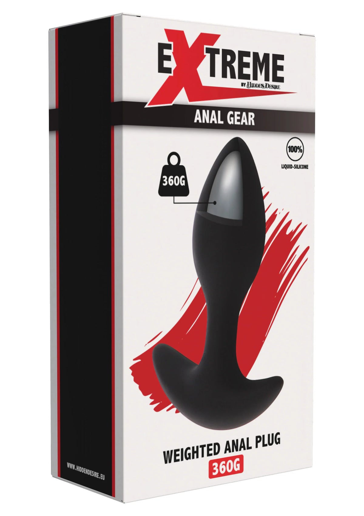 Bestel: Weighted Anal Plug 360g by Hidden Desire - bij Happytoys: de erotische sex webshop | liever Happy dan Easy ⭐⭐⭐⭐⭐