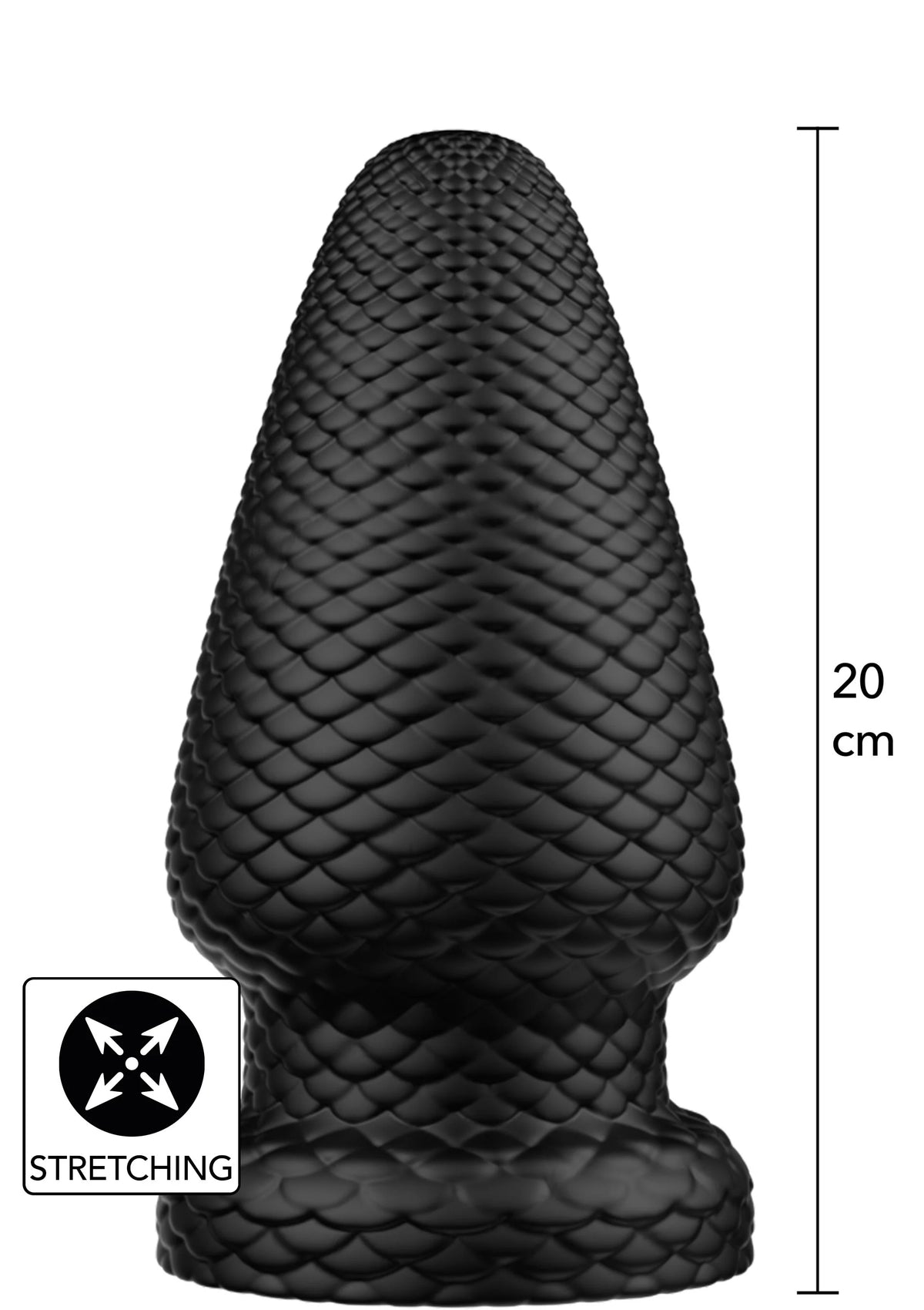 Bestel: Giant Dragon Butt Plug PVC XL by Hidden Desire Extreme - bij Happytoys: de erotische sex webshop | liever Happy dan Easy ⭐⭐⭐⭐⭐ - Default Title - 21236 - BLACK