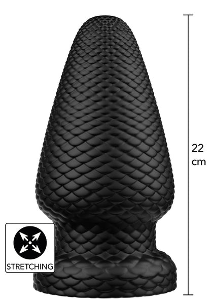 Bestel: Giant Dragon Butt Plug PVC XXL by Hidden Desire Extreme - bij Happytoys: de erotische sex webshop | liever Happy dan Easy ⭐⭐⭐⭐⭐ - Default Title - 21237 - BLACK