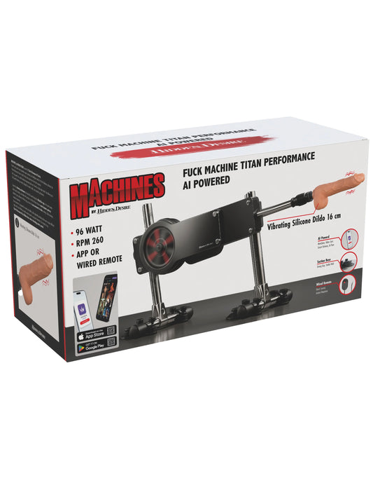 Bestel: Titan Performance - AI Powered 220V by Hidden Desire Bangers Fuck Machines - bij Happytoys: de erotische sex webshop | liever Happy dan Easy ⭐⭐⭐⭐⭐