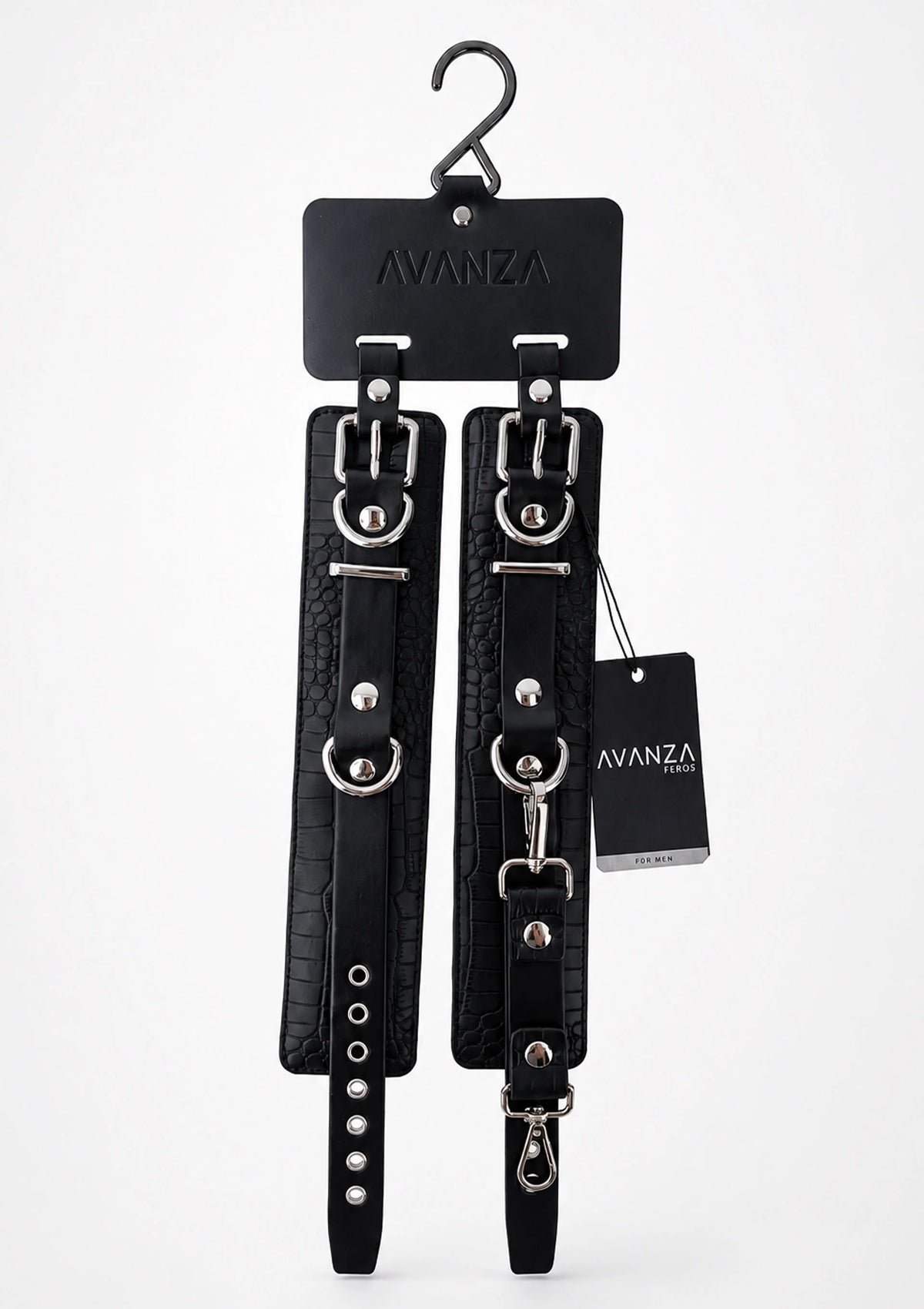Bestel: Croc - Embossed Wrist Cuffs by Avanza Feros - bij Happytoys: de erotische sex webshop | liever Happy dan Easy ⭐⭐⭐⭐⭐