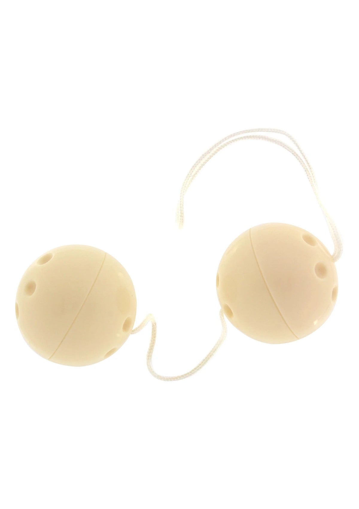 Bestel: DuoBalls Kegel by Seven Creations - bij Happytoys: de erotische sex webshop | liever Happy dan Easy ⭐⭐⭐⭐⭐ - Default Title - 25035 - WHITE