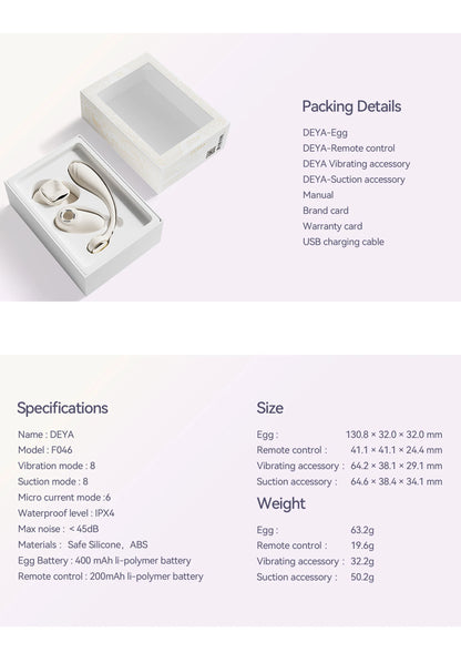 Bestel: Deya Wearable Panty Vibrator by Zalo - bij Happytoys: de erotische sex webshop | liever Happy dan Easy ⭐⭐⭐⭐⭐
