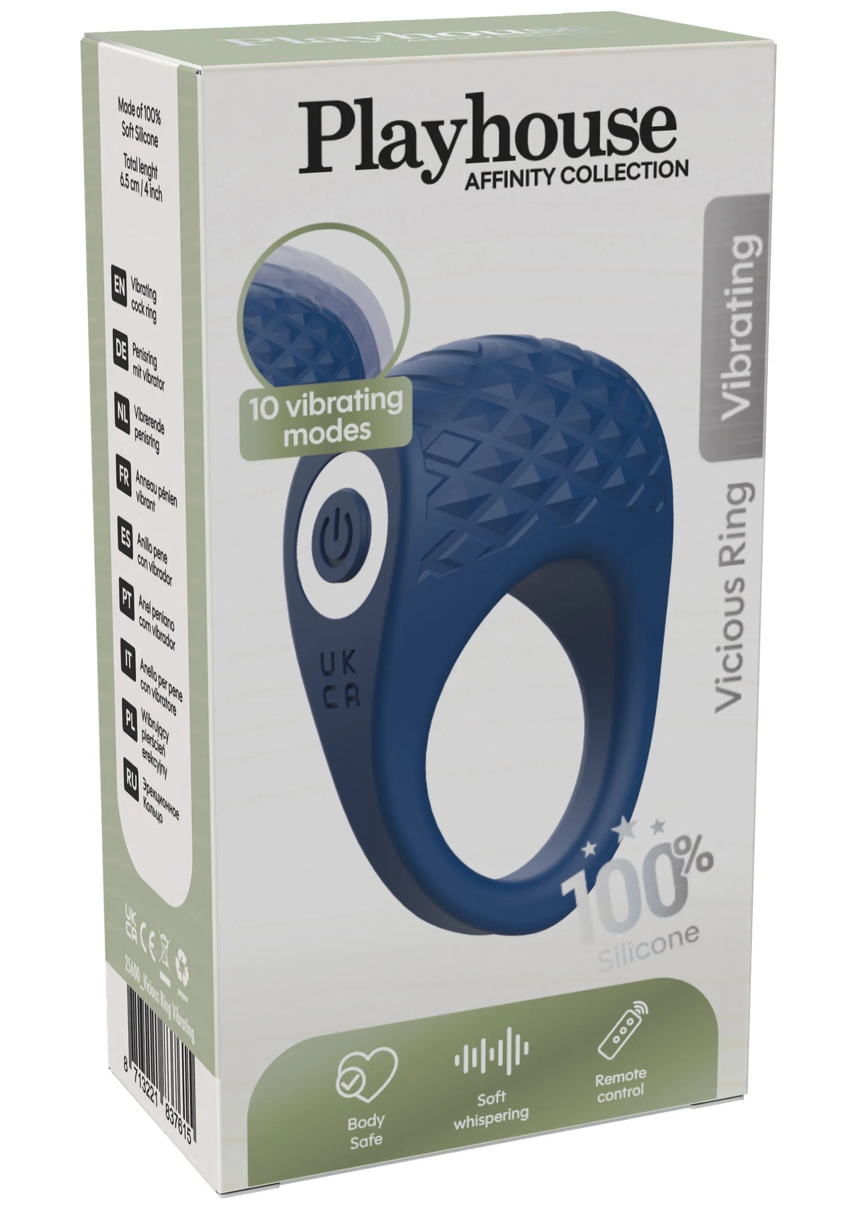 Bestel: Vicious Couples Cock Ring Vibrating by Playhouse - bij Happytoys.nl, happytoys.be, Happytoys.ae: erotische sex webshop | liever Happy dan Easy ⭐⭐⭐⭐⭐