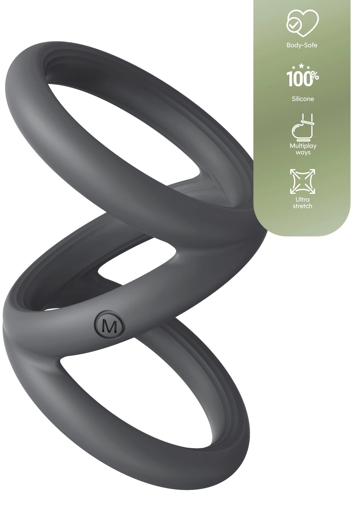 Bestel: Triple Cock & Ball Sling Medium by Playhouse Affinity - bij Happytoys.nl, happytoys.be, Happytoys.ae: erotische sex webshop | liever Happy dan Easy ⭐⭐⭐⭐⭐
