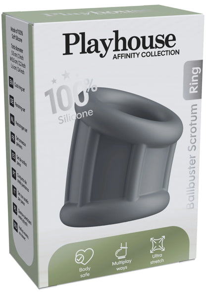 Bestel: Ballbuster Scrotum Ring by Playhouse - bij Happytoys.nl, happytoys.be, Happytoys.ae: erotische sex webshop | liever Happy dan Easy ⭐⭐⭐⭐⭐