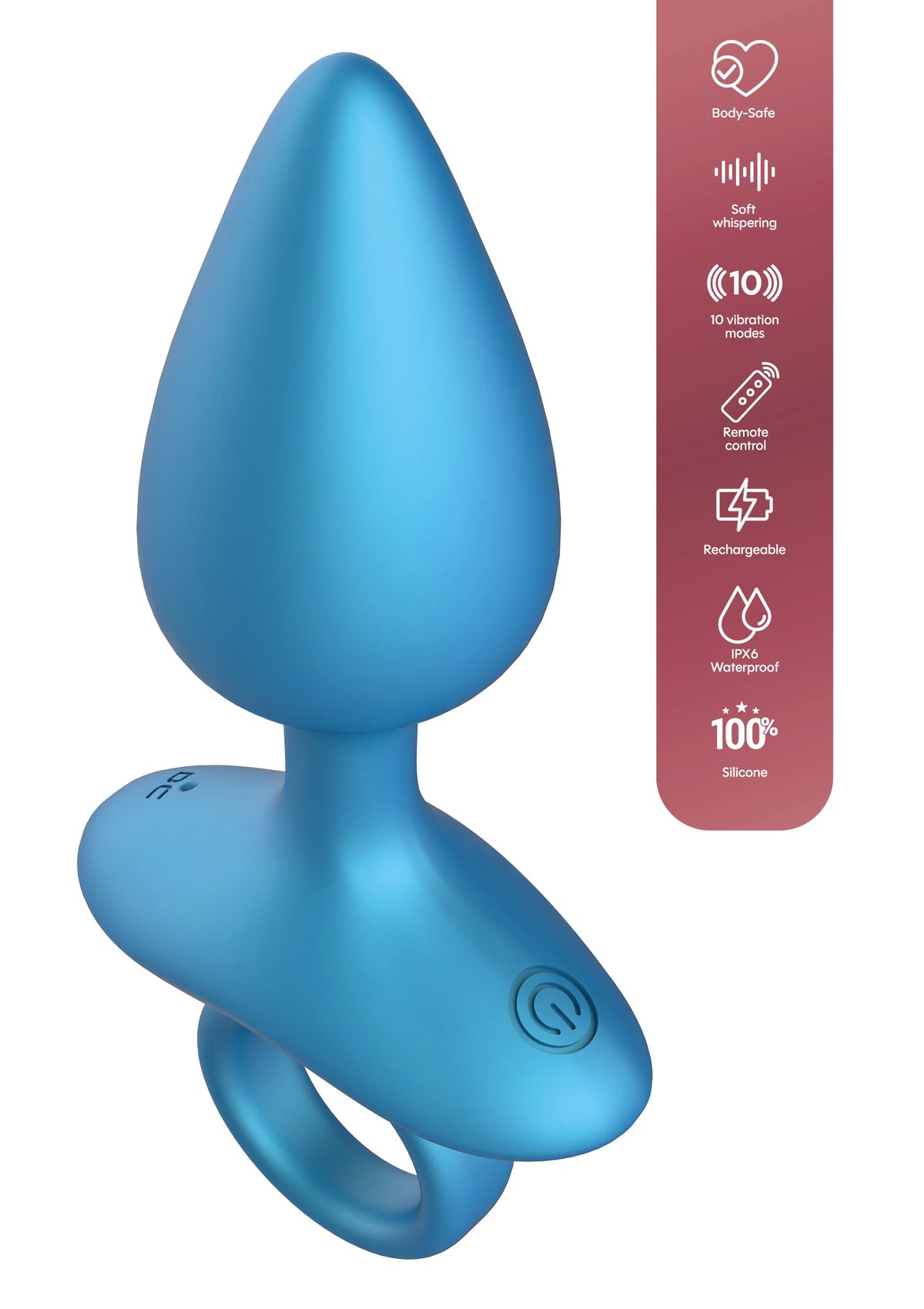 Bestel: Smooth Anal Plug Vibrating + Remote by Playhouse - bij Happytoys.nl, happytoys.be, Happytoys.ae: erotische sex webshop | liever Happy dan Easy ⭐⭐⭐⭐⭐