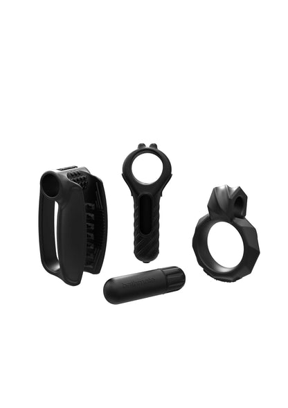 Bestel: Vibe Endurance Kit 4pcs by Bathmate - bij Happytoys.nl, happytoys.be, Happytoys.ae: erotische sex webshop | liever Happy dan Easy ⭐⭐⭐⭐⭐ - Default Title - 26023 - BLACK