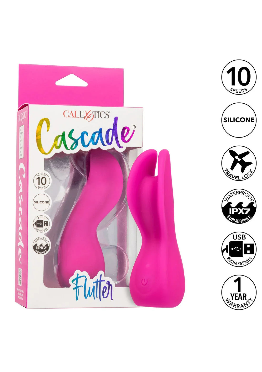 Cascade Flutter by CalExotics - Happytoys Sexshop: Toys for Feeling Happy & Easy 😊 - Discreet geleverd