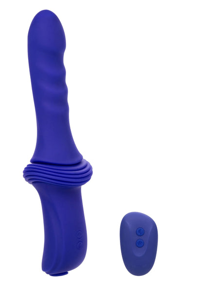 Bestel: Sex Machine Ridged Thruster Purple by CalExotics - bij Happytoys.nl, happytoys.be, Happytoys.ae: erotische sex webshop | liever Happy dan Easy ⭐⭐⭐⭐⭐ - Default Title - 27651 - PURPLE