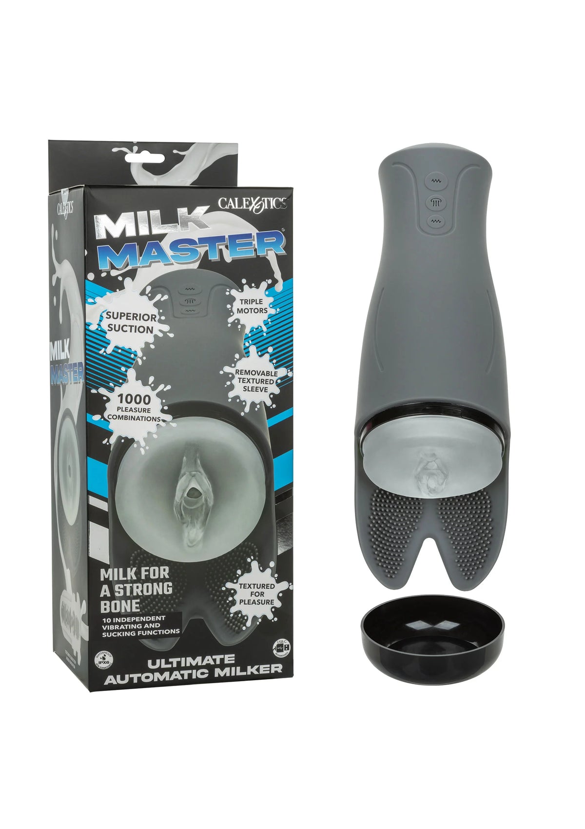 Bestel: Ultimate Automatic Milker by CalExotics Milk Master - bij Happytoys: de erotische sex webshop | liever Happy dan Easy ⭐⭐⭐⭐⭐