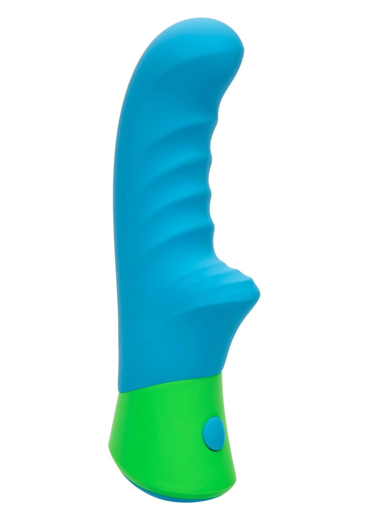 Bestel: Ridged - G Vibrator by CalExotics Rave - bij Happytoys.nl, happytoys.be, Happytoys.ae: erotische sex webshop | liever Happy dan Easy ⭐⭐⭐⭐⭐ - Default Title - 27712 - BLUE