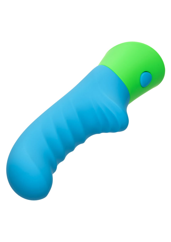 Bestel: Ridged - G Vibrator by CalExotics Rave - bij Happytoys.nl, happytoys.be, Happytoys.ae: erotische sex webshop | liever Happy dan Easy ⭐⭐⭐⭐⭐