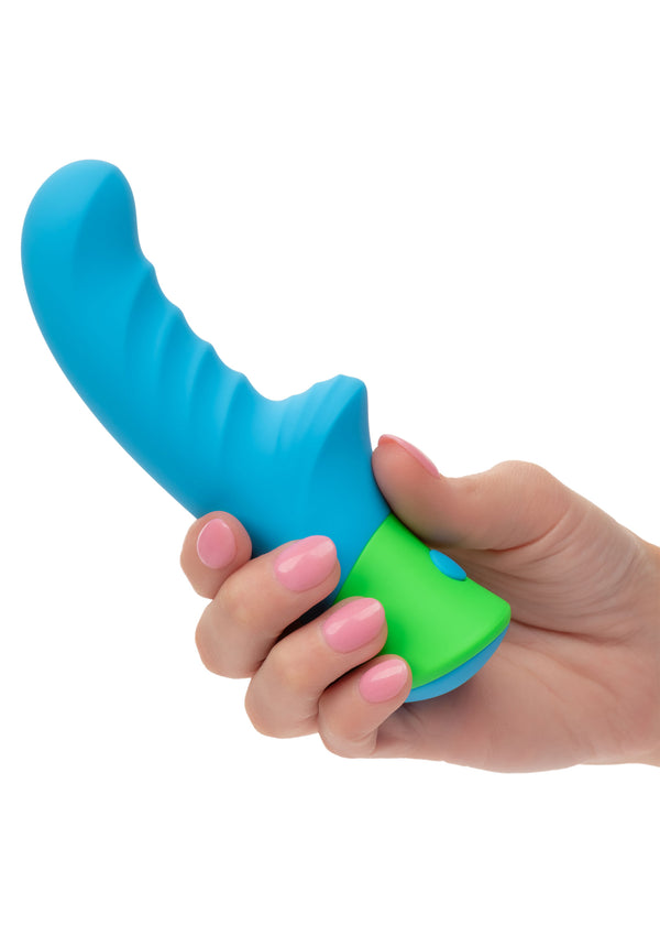 Bestel: Ridged - G Vibrator by CalExotics Rave - bij Happytoys.nl, happytoys.be, Happytoys.ae: erotische sex webshop | liever Happy dan Easy ⭐⭐⭐⭐⭐