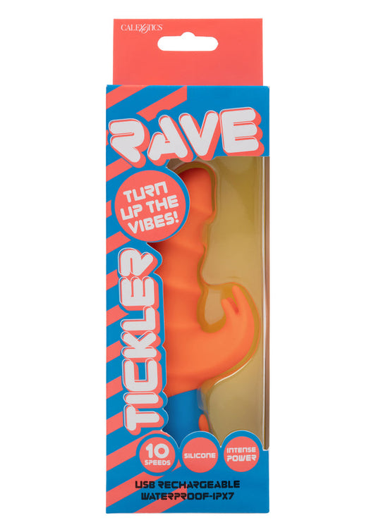 Bestel: Tickler Vibrator by CalExotics Rave - bij Happytoys: de erotische sex webshop | liever Happy dan Easy ⭐⭐⭐⭐⭐