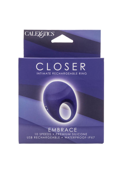 Bestel: Rechargeable Ring Embrace by CalExotics Closer - bij Happytoys: de erotische sex webshop | liever Happy dan Easy ⭐⭐⭐⭐⭐