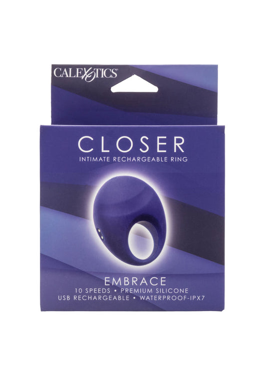 Bestel: Rechargeable Ring Embrace by CalExotics Closer - bij Happytoys: de erotische sex webshop | liever Happy dan Easy ⭐⭐⭐⭐⭐