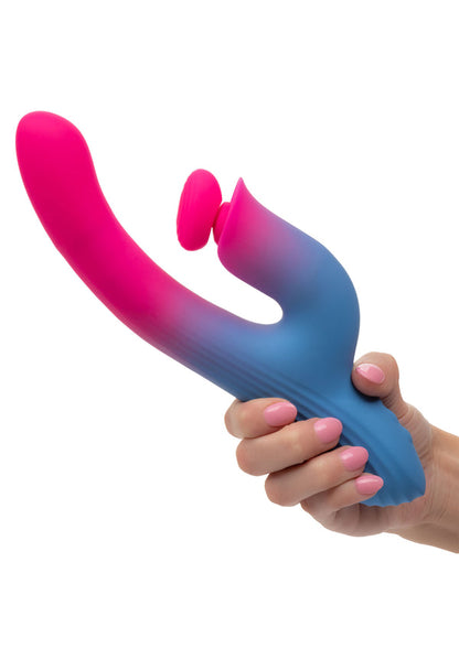 Dual Stimulator Thrusting Vibrator by CalExotics Elation