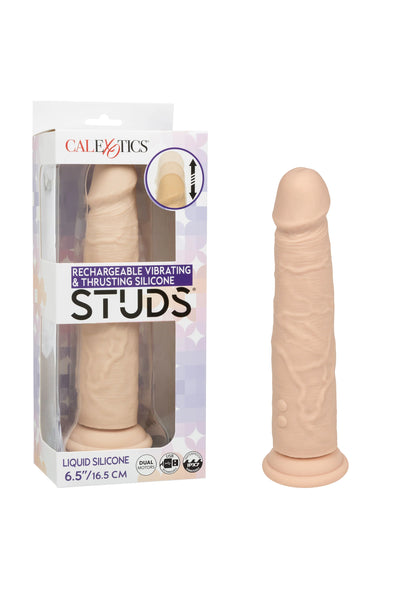 Bestel: Vibrating & Thrusting Silicone Studs Vibrator by CalExotics Studs - bij Happytoys: de erotische sex webshop | liever Happy dan Easy ⭐⭐⭐⭐⭐
