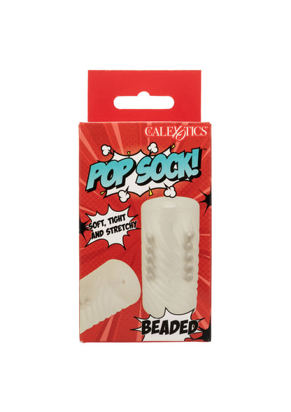 Bestel: Beaded Stroker by CalExotics Pop Sock - bij Happytoys: de erotische sex webshop | liever Happy dan Easy ⭐⭐⭐⭐⭐
