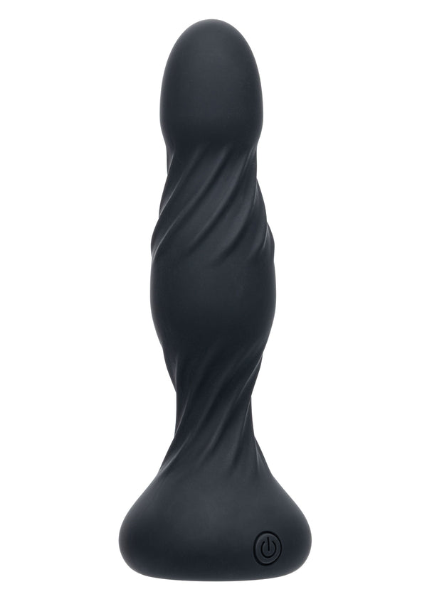 Bestel: Deep Swirl Probe butplug by CalExotics Deep - bij Happytoys.nl, happytoys.be, Happytoys.ae: erotische sex webshop | liever Happy dan Easy ⭐⭐⭐⭐⭐ - Default Title - 27892 - BLACK