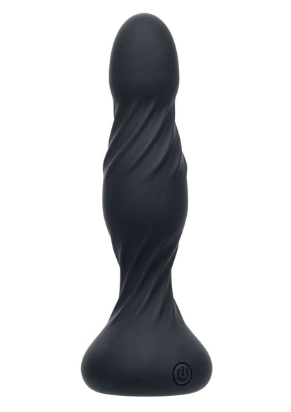 Bestel: Deep Swirl Probe butplug by CalExotics Deep - bij Happytoys.nl, happytoys.be, Happytoys.ae: erotische sex webshop | liever Happy dan Easy ⭐⭐⭐⭐⭐ - Default Title - 27892 - BLACK
