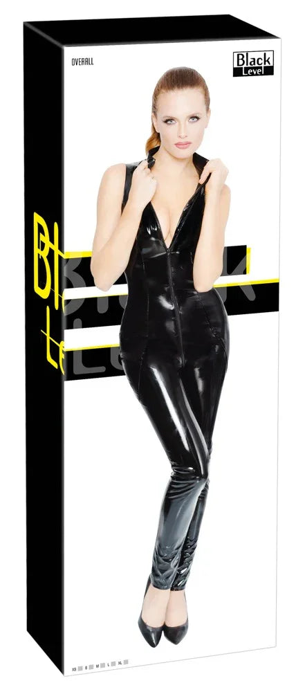 Vinyl jumpsuit - Happytoys Sexshop: Toys for Feeling Happy & Easy 😊 - Discreet geleverd