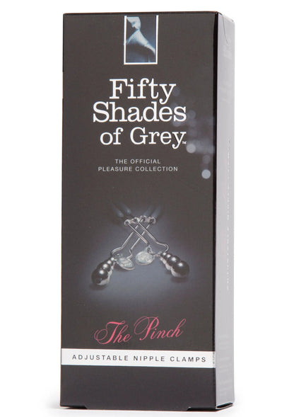Bestel: The Pinch Adjustable Nipple Clamps by Fifty Shades of Grey - bij Happytoys.nl, happytoys.be, Happytoys.ae: erotische sex webshop | liever Happy dan Easy ⭐⭐⭐⭐⭐