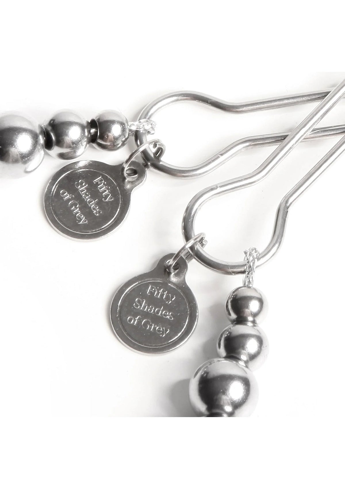 Bestel: The Pinch Adjustable Nipple Clamps by Fifty Shades of Grey - bij Happytoys.nl, happytoys.be, Happytoys.ae: erotische sex webshop | liever Happy dan Easy ⭐⭐⭐⭐⭐
