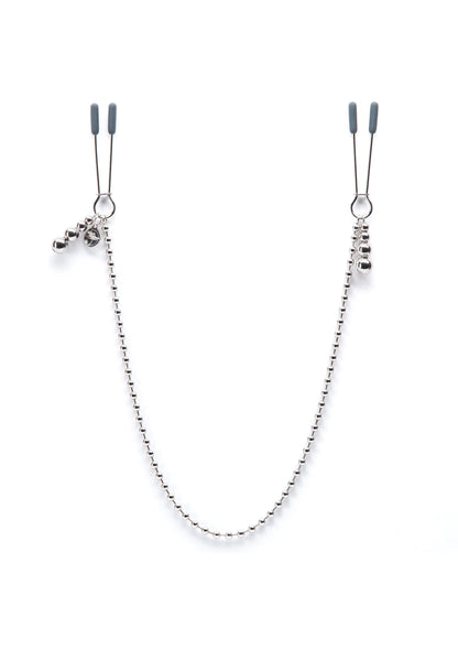 Bestel: At My Mercy Beaded Chain Nipple Clamps Fifty Shades Darker - bij Happytoys.nl, happytoys.be, Happytoys.ae: erotische sex webshop | liever Happy dan Easy ⭐⭐⭐⭐⭐ - Default Title - 29042 - SILVER