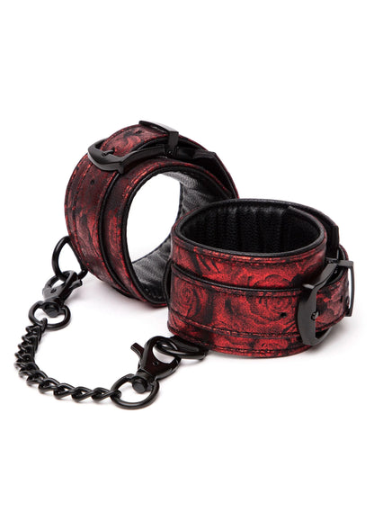 Bestel: Reverse PU Leather Wrist Cuffs by Fifty Shades Of Grey - bij Happytoys.nl, happytoys.be, Happytoys.ae: erotische sex webshop | liever Happy dan Easy ⭐⭐⭐⭐⭐ - Default Title - 29052 - RED