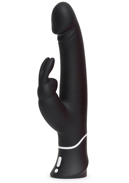 Bestel: Realistic Rabbit Vibrator by Happy Rabbit - bij Happytoys.nl, happytoys.be, Happytoys.ae: erotische sex webshop | liever Happy dan Easy ⭐⭐⭐⭐⭐ - Default Title - 29157 - BLACK