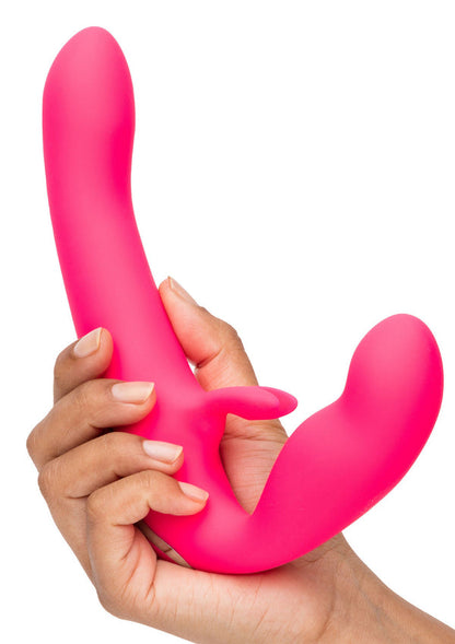 Bestel: Vibrating Strapless Strap On Vibrator by Happy Rabbit - bij Happytoys: de erotische sex webshop | liever Happy dan Easy ⭐⭐⭐⭐⭐