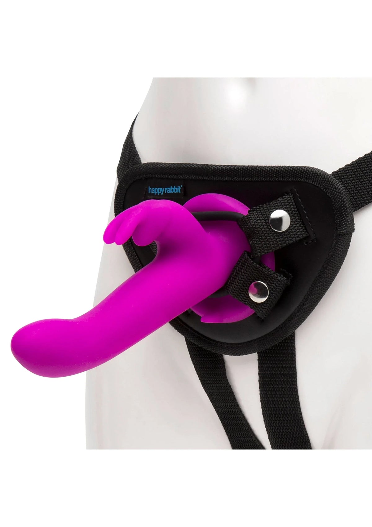 Bestel: Vibrating Strap On Harness Set by Happy Rabbit - bij Happytoys: de erotische sex webshop | liever Happy dan Easy ⭐⭐⭐⭐⭐