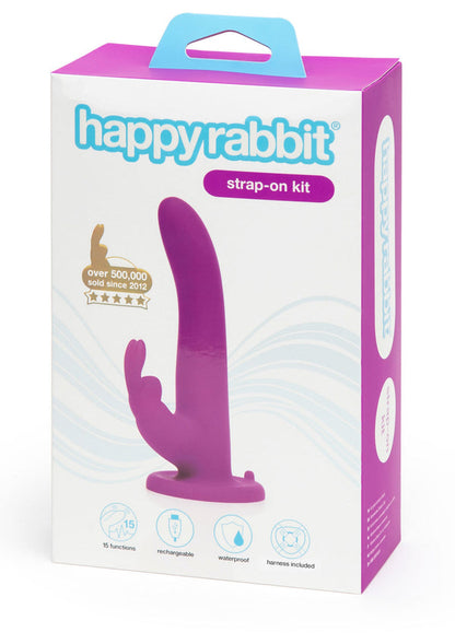 Bestel: Vibrating Strap On Harness Set by Happy Rabbit - bij Happytoys: de erotische sex webshop | liever Happy dan Easy ⭐⭐⭐⭐⭐