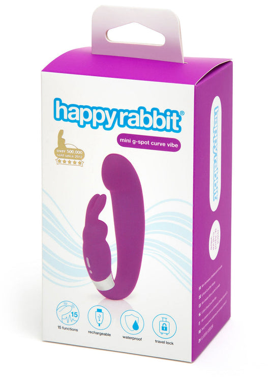 Bestel: G - Spot Clitoral Curve Vibrator by Happy Rabbit - bij Happytoys: de erotische sex webshop | liever Happy dan Easy ⭐⭐⭐⭐⭐