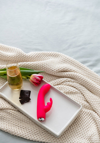 Bestel: Mini Rabbit Vibrator by Happy Rabbit - bij Happytoys: de erotische sex webshop | liever Happy dan Easy ⭐⭐⭐⭐⭐