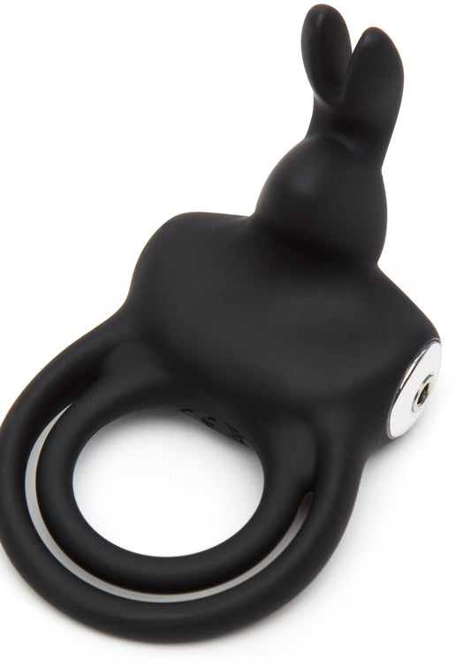 Bestel: Stimulating Rabbit Cock Ring - bij Happytoys.nl, happytoys.be, Happytoys.ae: erotische sex webshop | liever Happy dan Easy ⭐⭐⭐⭐⭐ - Default Title - 29171 - BLACK
