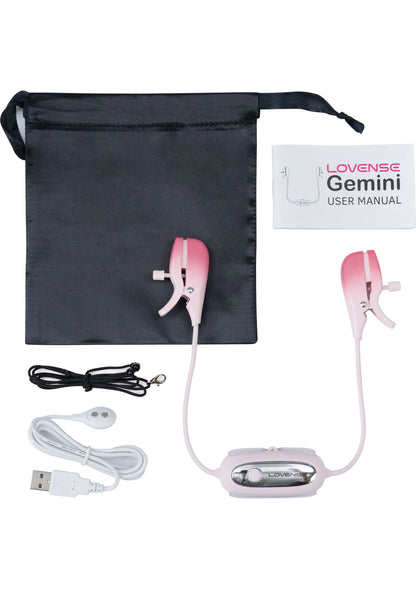 Bestel: Lovense Gemini Nippleclamp - bij Happytoys.nl, happytoys.be, Happytoys.ae: erotische sex webshop | liever Happy dan Easy ⭐⭐⭐⭐⭐