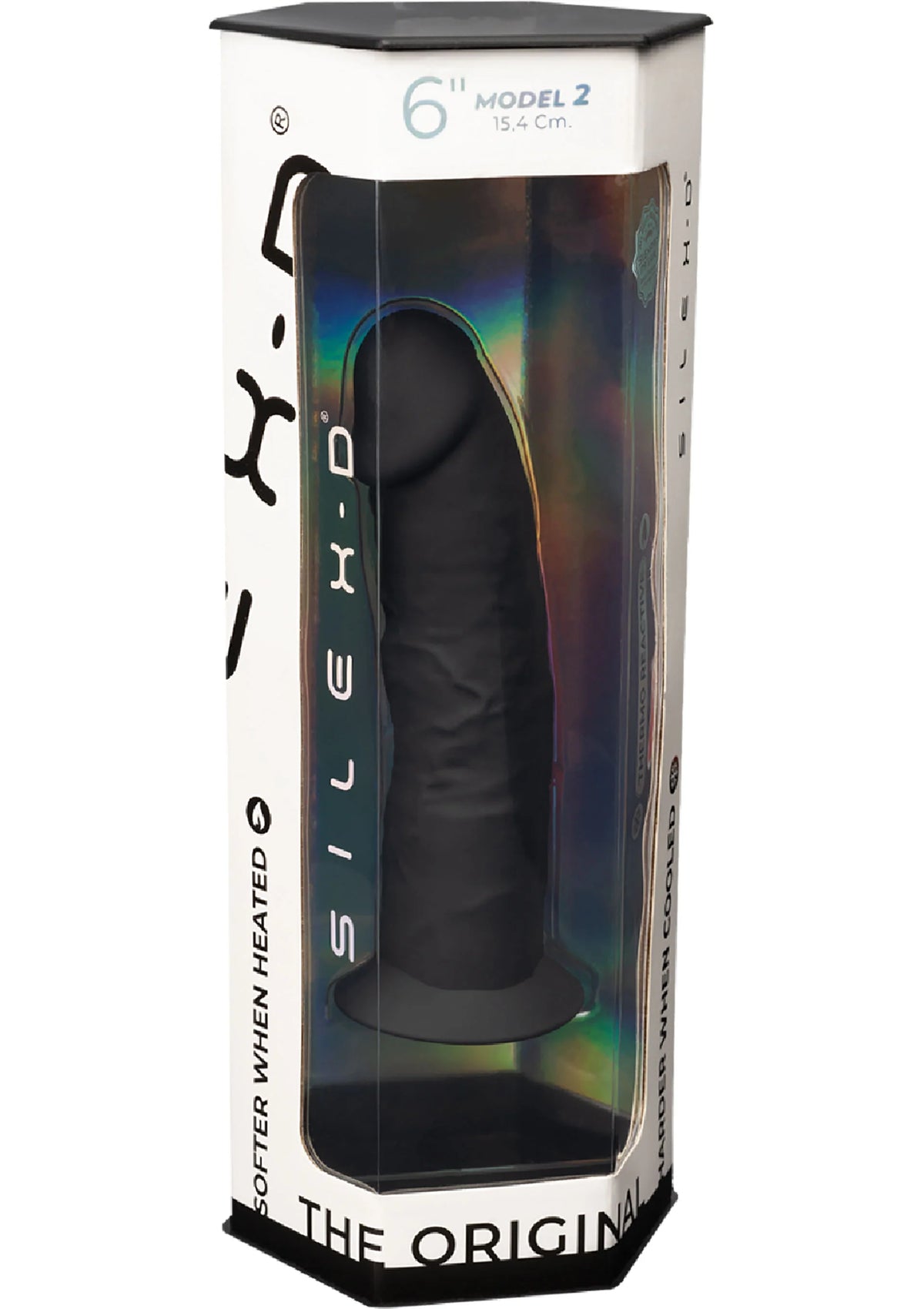Bestel: Dong Model 6 inch Black by Silex - D - bij Happytoys.nl, happytoys.be, Happytoys.ae: erotische sex webshop | liever Happy dan Easy ⭐⭐⭐⭐⭐