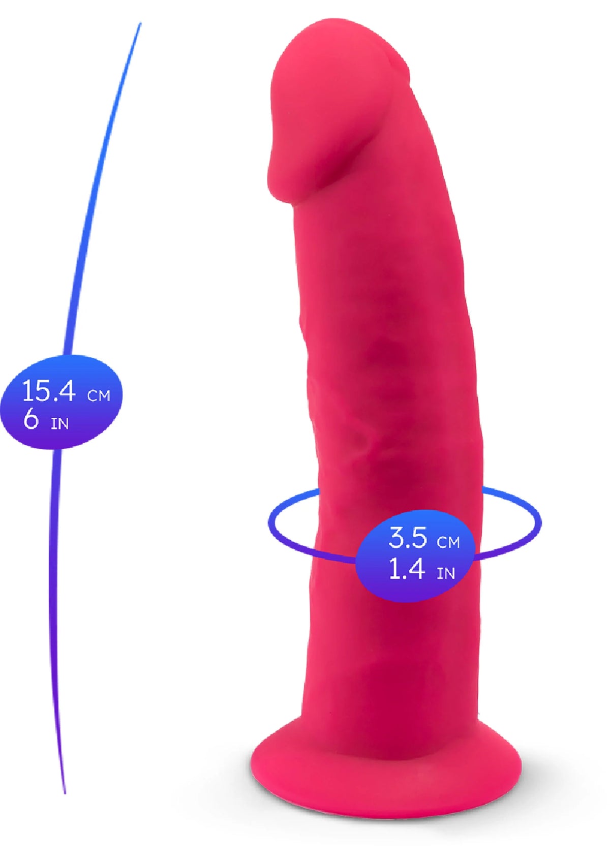 Bestel: Dong Model 6 inch Black by Silex - D - bij Happytoys.nl, happytoys.be, Happytoys.ae: erotische sex webshop | liever Happy dan Easy ⭐⭐⭐⭐⭐