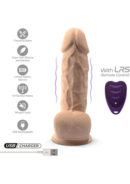 Bestel: Dildo Vibrating Model 8.5 inch by Silex - D Vibrating - bij Happytoys: de erotische sex webshop | liever Happy dan Easy ⭐⭐⭐⭐⭐