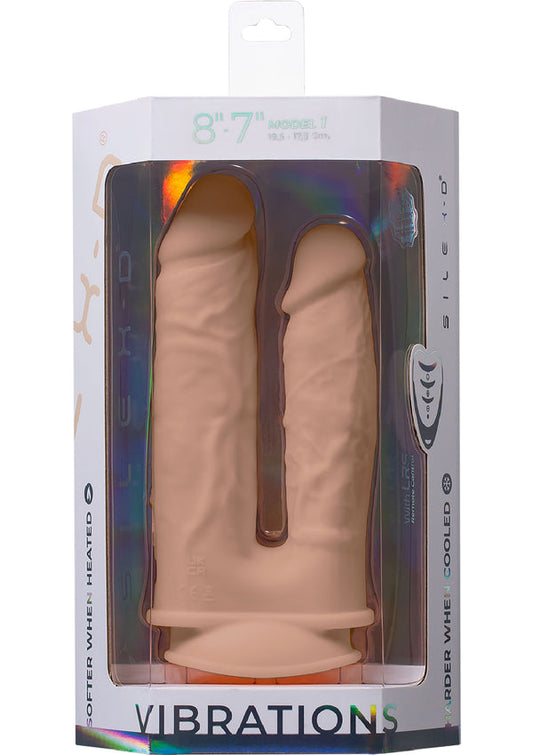 Bestel: Duo Dildo Double Penetrating Vibrating Dildo 7+8 inch by Silex - D - bij Happytoys: de erotische sex webshop | liever Happy dan Easy ⭐⭐⭐⭐⭐