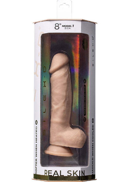 Bestel: Real Skin Dildo Model 1 - 8 inch by Silex - D Real Feel - bij Happytoys: de erotische sex webshop | liever Happy dan Easy ⭐⭐⭐⭐⭐