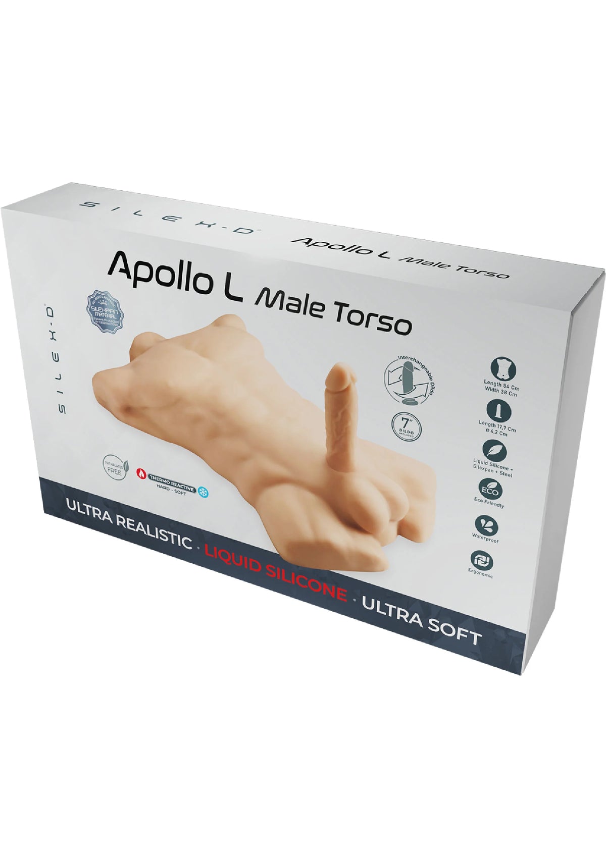 Bestel: Silicone Torso Large by Silex - D - bij Happytoys.nl, happytoys.be, Happytoys.ae: erotische sex webshop | liever Happy dan Easy ⭐⭐⭐⭐⭐