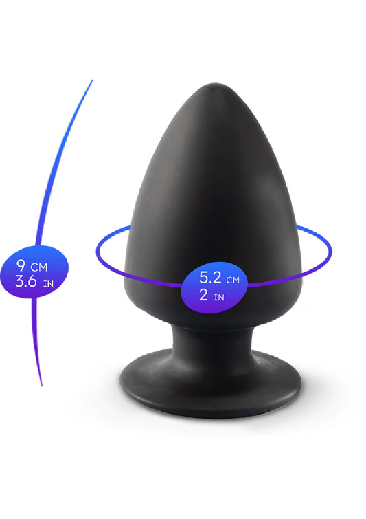 Bestel: Plug Model 1 - Small by Silex - D The Original - bij Happytoys.nl, happytoys.be, Happytoys.ae: erotische sex webshop | liever Happy dan Easy ⭐⭐⭐⭐⭐ - Default Title - 29746 - BLACK
