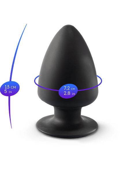 Bestel: Plug Model 2 Medium - bij Happytoys.nl, happytoys.be, Happytoys.ae: erotische sex webshop | liever Happy dan Easy ⭐⭐⭐⭐⭐ - Default Title - 29751 - BLACK