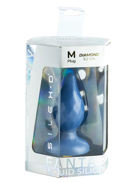 Bestel: Fantasy Plug Diamond by Silex - D Fantasy - bij Happytoys: de erotische sex webshop | liever Happy dan Easy ⭐⭐⭐⭐⭐ - Default Title - 29769 - BLUE