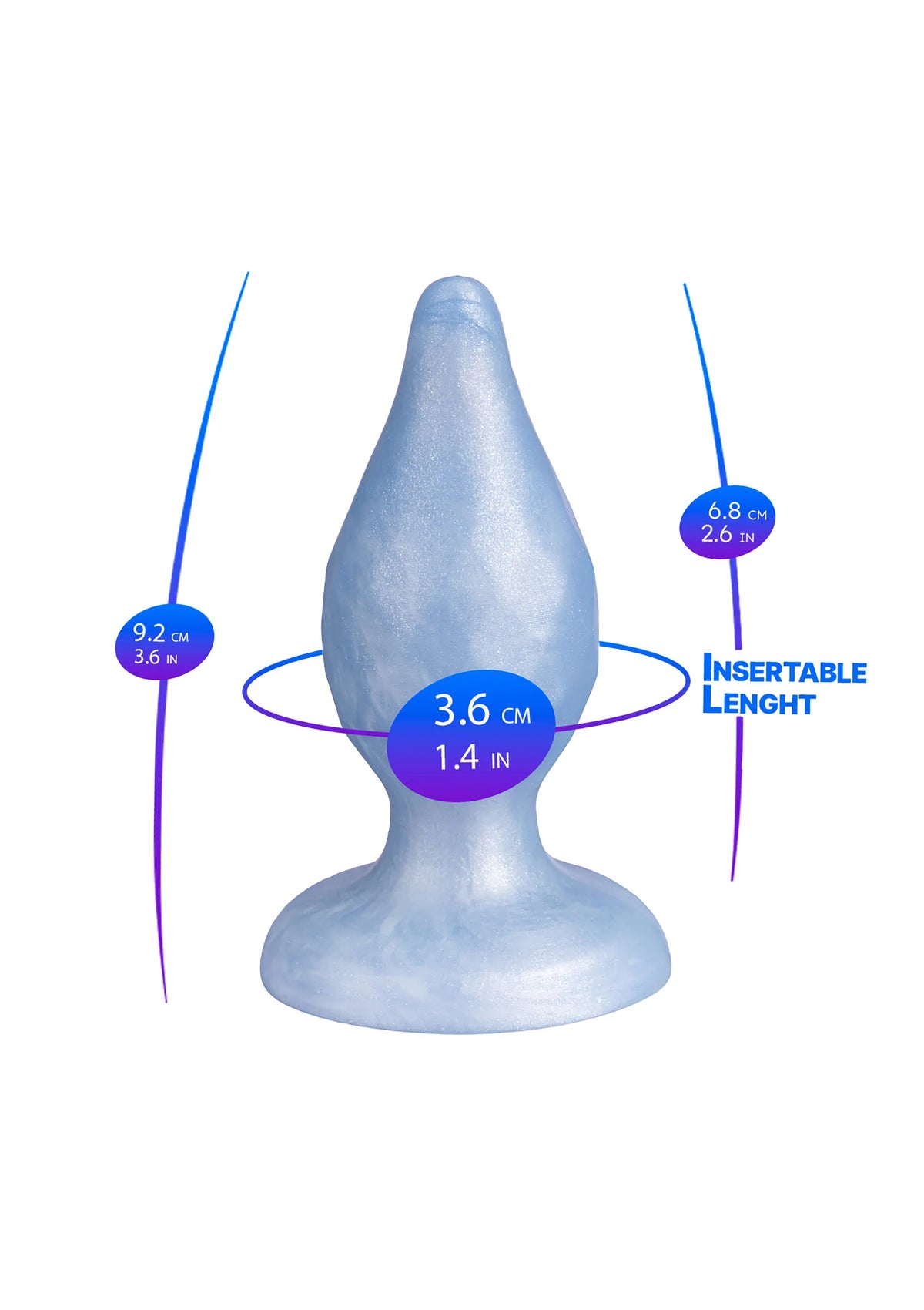 Bestel: Fantasy Plug Diamond by Silex - D Fantasy - bij Happytoys: de erotische sex webshop | liever Happy dan Easy ⭐⭐⭐⭐⭐