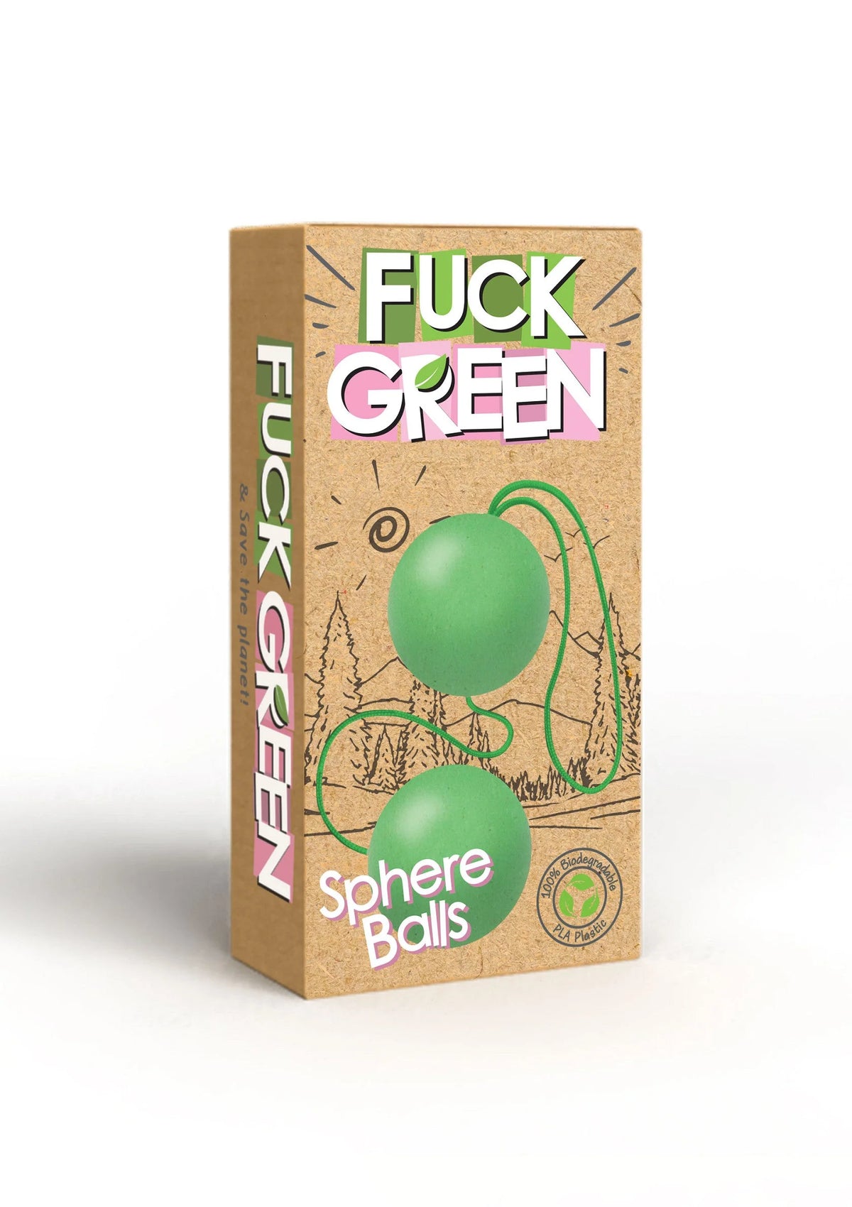Bestel: Sphere Balls Green by FuckGreen - bij Happytoys.nl, happytoys.be, Happytoys.ae: erotische sex webshop | liever Happy dan Easy ⭐⭐⭐⭐⭐